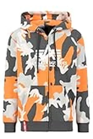 Alpha Industries Basic Zh Camo Pp Hoodie För Män