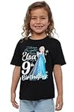 Disney Frozen Bright Like Elsa 9:e födelsedag flickor T-shirt, , 12-13 år, , 12-13 År