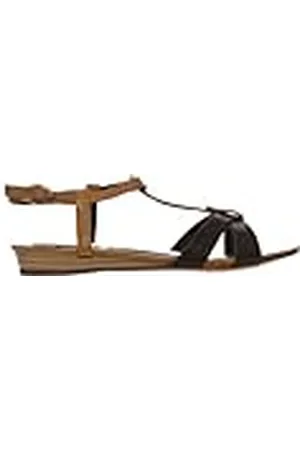 Refresh Sandaler, kamel/svart, 37 EU