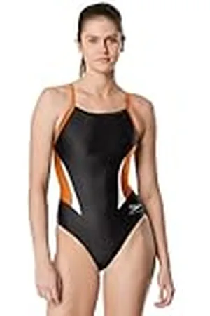 Speedo Baddräkt för kvinnor i ett stycke uthållighet + korsrygg enfärgad vuxen lagfärger, , 30, , 152 SE
