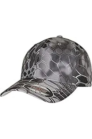 Flexfit Yupoong Unisex baseballkeps med licensierad kryptek kamouflagemönster, flexband inuti, sportig passform keps, storlek S/M eller L/XL (54–61 cm huvudomkrets), , S-M