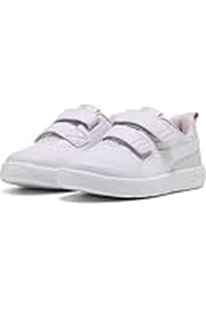 PUMA Unisex Barn Courtflex V3 V Ps Sneaker, Lila frost vit ros malvafärgad, 30 EU