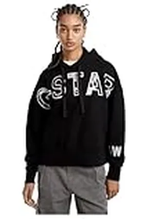 G-Star RAW Embro tryck lös tröja med huva, , S