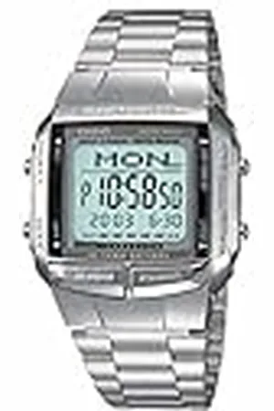 Casio Digital kvarts klocka för män med rostfritt stål armband DB-360-1A, , Rem