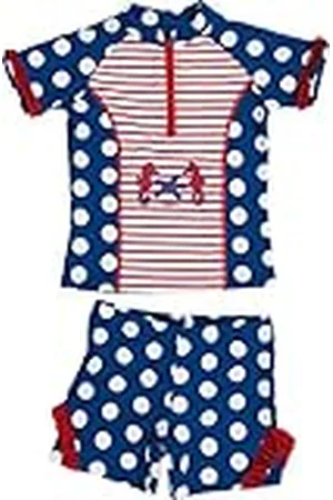 Playshoes Flickor UV-skydd badset sjöhäst tankini, , 74/80 cm