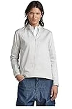 G-Star RAW Långärmad tröja med dragkedja, grå (cool grå D197-1295), XS, , XS