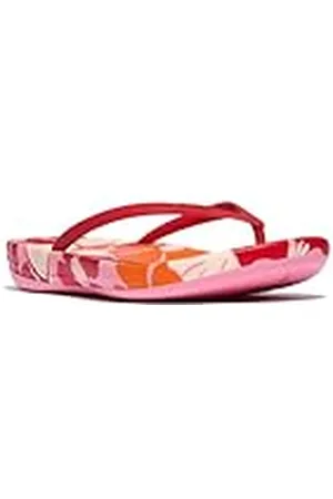 FitFlop Kvinnors iQUSHION FLOWERZ ergonomiska FLIP-Flops, , 8 UK, , 42 EU