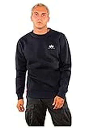 Alpha Industries Basic Small Logo-Sweatshirt för män