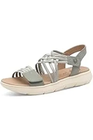 Jana Damsandaler platta med kardborreband, vegan, , 39 EU