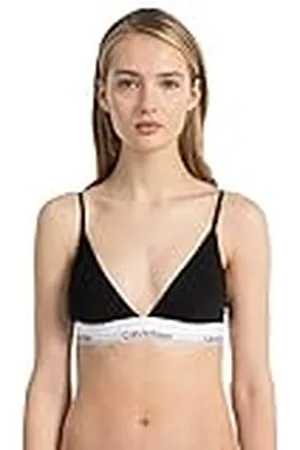 Calvin Klein Dam Triangle Unlined 00qf1061e, Svart (Black), S