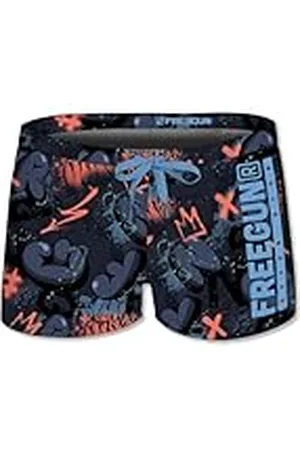 Freegun Baddräkt för män, badboxer, mjuk och bekväm, , 8-10 ans