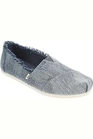 TOMS Alpargata klassisk Espadrille, mörk himmel texturerad denim/fray, 9 UK, , 42.5 EU