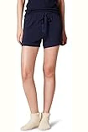 Amazon Kvinnors lättvikt lounge terry-pyjamasshorts, marinblå, X-Large