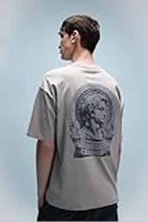 DeFacto Basic T-shirt för män – klassisk t-shirt för män, , L