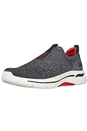 Skechers Go Walk Arch Fit-skor för män, sneaker, stretch, fit, atletisk, slip-on, vardaglig, loafer, promenad, , 47.5 EU