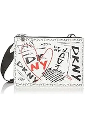 DKNY Kvinnors stenstruktur vardaglig crossbody, , en storlek, , One Size