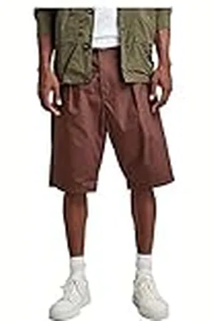 G-Star RAW Chinos shorts för män, bruna (Brown Stone D387-C964), 33, , 33W