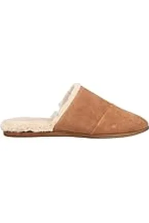 TOMS Dam Jade Mule, Brown Sugar Suede/Faux Fur, 5 UK, , 37.5 EU