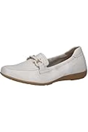 Caprice Dam 9-24654-42 platt tofflor, vit rådjur, 37 EU, , 37 EU