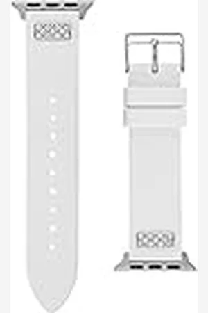 Guess Smartklockarmband för kvinnor kompatibelt med Apple Watch (38 mm-40 mm), vit, modern, , Modern