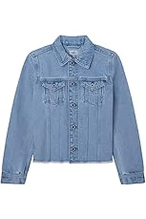 Pepe Jeans Isa jeansjacka för flickor, , 4 år