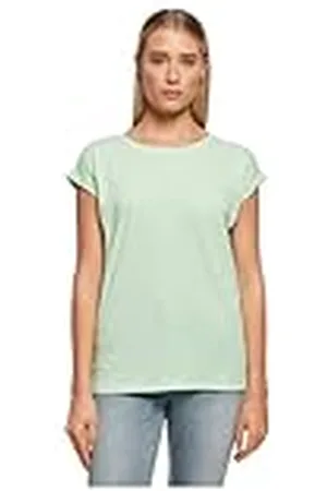 Build Your Brand Damer förlängd axel t-shirt, , XL