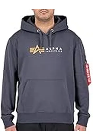 Alpha Industries Alpha Label Hoody Huvtröja Sweat med huva för män