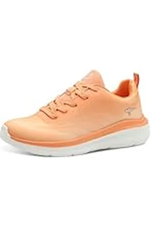 Tamaris Comfort dam platta sportiga veganska sneakers, orange, 40 EU, , 40 EU