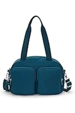 Kipling COOL DEFEA Medium axelväska (med avtagbar axelrem), 33x22x12.5, (GRÖN)