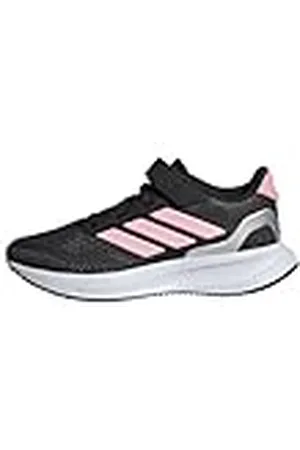 adidas RUNFALCON 5 skor barn löparskor, Core svart/rosa/silver metallic, 33,5 EU, Core Black Pink Silver Metallic, 33.5 EU
