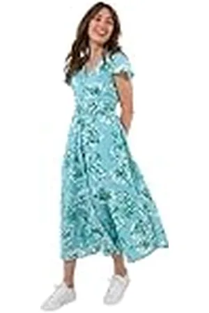 Joe Browns Dammode kort ärm blommig klänning, blå, UK 18, , 44