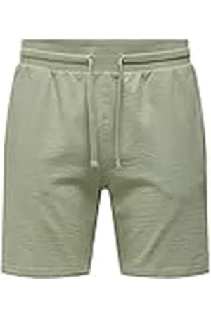 Only & Sons Onskian Life Reg Seersucker Shorts Noos, , XXL