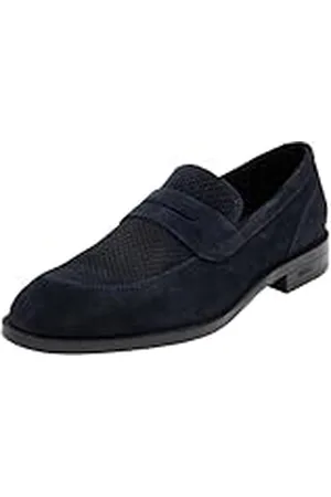 HUGO BOSS Herr Tayil_Loaf_tcsdwv Loafer, Mörkblå, 8.5 UK, , 42.5 EU