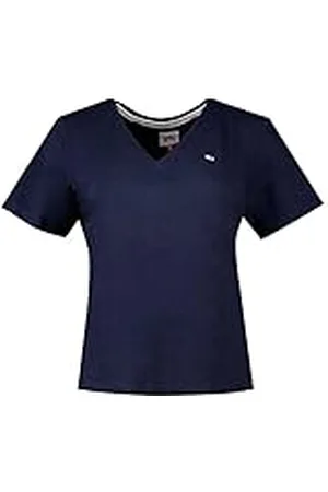 Tommy Hilfiger Tommy Hilfiger S/S stickade toppar skymning marinblå, , XXS