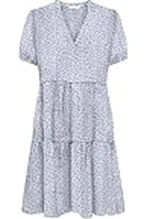 ONLY Onlnova Life Vis Thea Sleeve Dress AOP, , L