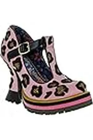 Irregular Choice SS23 Leopard Liasons klackar, rosa UK 5 (EUR 38), , 38 EU