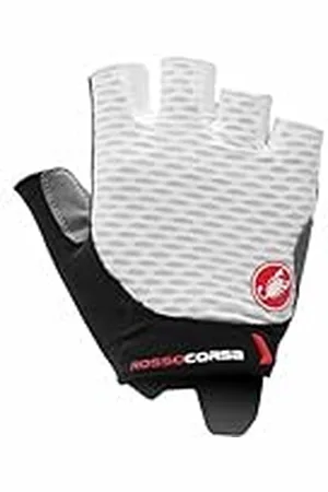 Castelli Röd Löpning 2W Handske Sporthandskar, Vit Svart, M Dam, , M