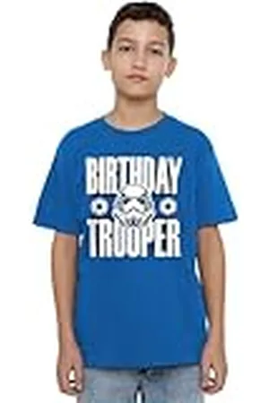 STAR WARS Set 2 stycken kortärmad T-shirt vit/svart 5–6 år (110/116 cm), , 5-6 anni (110/116 cm)