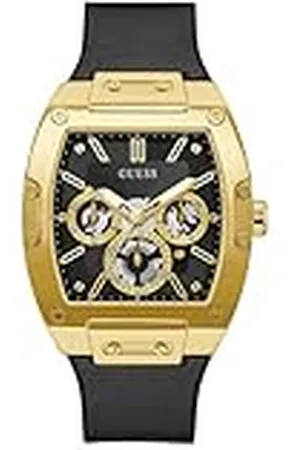 Guess Watches Phoenix Mens Analog Quartz Watch with Leather Bracelet GW0202G1