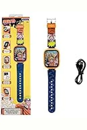 Lexibook Naruto, Selfie-klocka, HD-pekskärm, 720p-kamera, MP3-spelare, inbyggd högtalare, diktafon, stegräknare, 5 spel DMW070NA