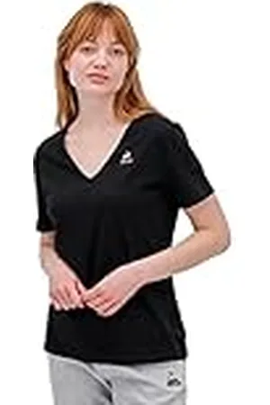 Le Coq Sportif The tupp sportig T-shirt dam, Noir, XXS