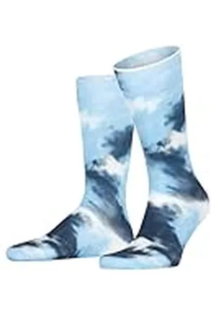 Burlington Herrstrumpor Cloudscape M SO bomull mönstrad 1 par, , 40–46, , 40-46 EU