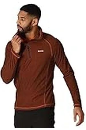 Regatta Herr Montes 1/2 blixtlås mini rand utomhus fleece pullover, , S