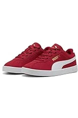 PUMA Club II PS sneakers, Dark Crimson White Gold, 10 UK barn, Mörk Crimson Vit Guld, 28 EU