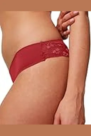 Triumph Lovely Micro Brazilian string dam, röd, M, , M