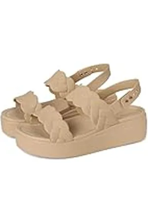 Crocs Kvinnors Brooklyn vävd övre LW kil sandal, , 9 UK, , 42/43 EU