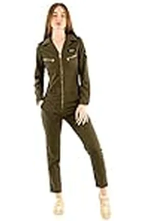 Schott NYC TRJUMP21W Jumpsuit, khaki, XL dam