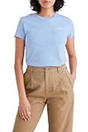 Dockers Dam Graphic Tee Tee Tee, Script Placid Blue (Lucent White), S