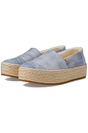 TOMS Valencia Loafer för kvinnor, pastellblå nyhet Denim, 3 UK, , 35.5 EU