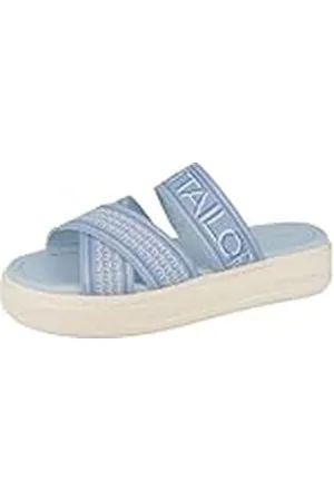 TOM TAILOR Dam 5397604 platt tofflor, Sky-Offwhite, 37 EU, , 37 EU